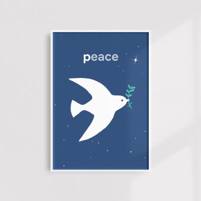 Peace print - A5