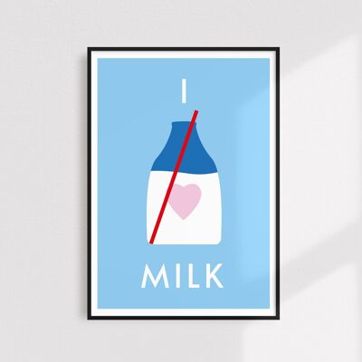 Milk print - A4