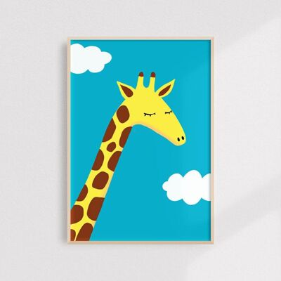 Giraffe print - A4