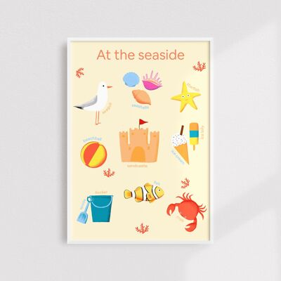 Seaside print - A4