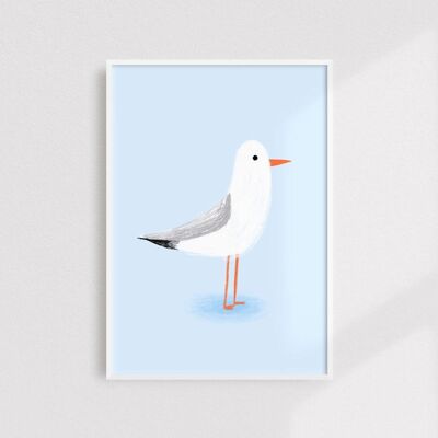 Seagull print - A5