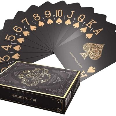 Naipes Bullets - Cartas de póquer "Black Edition"