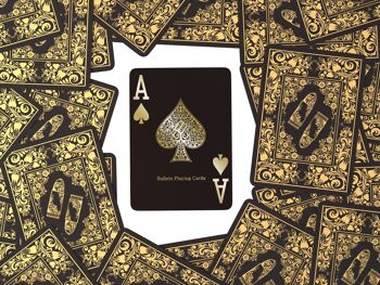 Bullets Playing Cards - Cartes de poker "Black Edition" 3