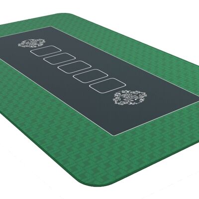 Carte da gioco Bullets - tappetino da poker 100x60cm, quadrato, design classico