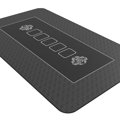 Bullets Playing Cards - poker mat 100x60cm, square, black, classic design
