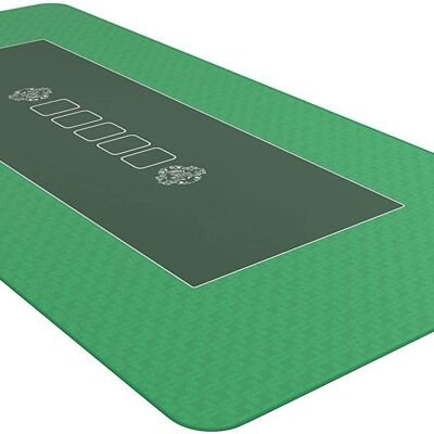Bullets Playing Cards - poker mat 140x75cm, square, green