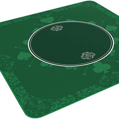 Bullets Playing Cards - Tapete de juego universal, 80x80, verde