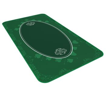 Bullets Playing Cards - tapis de poker, 140x75cm, vert, design casino 1