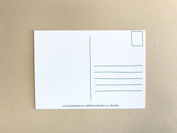 Chat grincheux | carte postale A6 unique 3