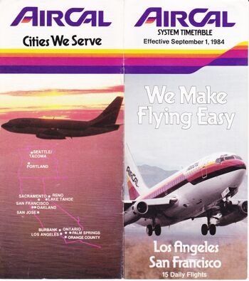 AIRCAL AIR CALIFORNIA sac Messenger 8
