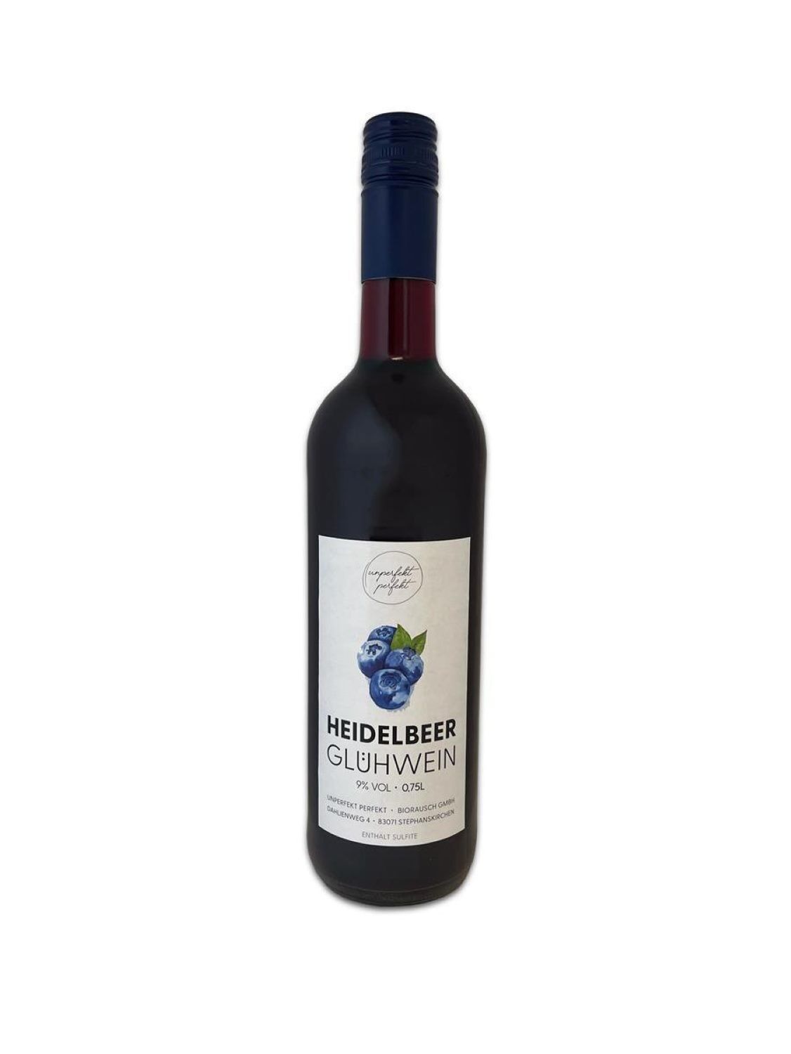 UNPERFEKT PERFEKT - blueberry mulled wine 0.75L 9% vol