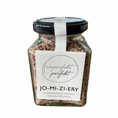 UNPERFEKT PERFEKT - JO-MI-ZI Eritritol 140g (grosella negra - menta - limón)