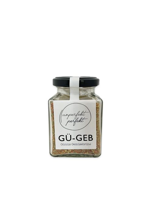 UNPERFEKT PERFEKT - Gü-Geb ( Günnis Gemüsebrühe ) 160 g im Glas