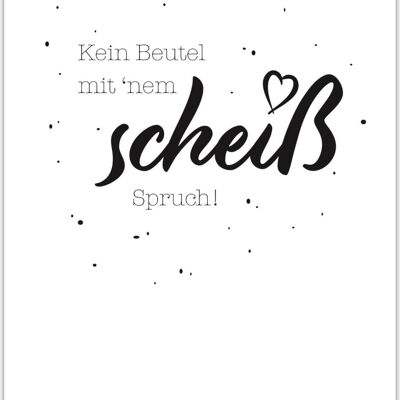 UNPERFEKT PERFEKT - Shopping Bag Tasche Einkaufs Tasche Kein Beutel mit nem Scheiß Spruch Steffi's Liebling Weiss Gross 48x35x13 cm