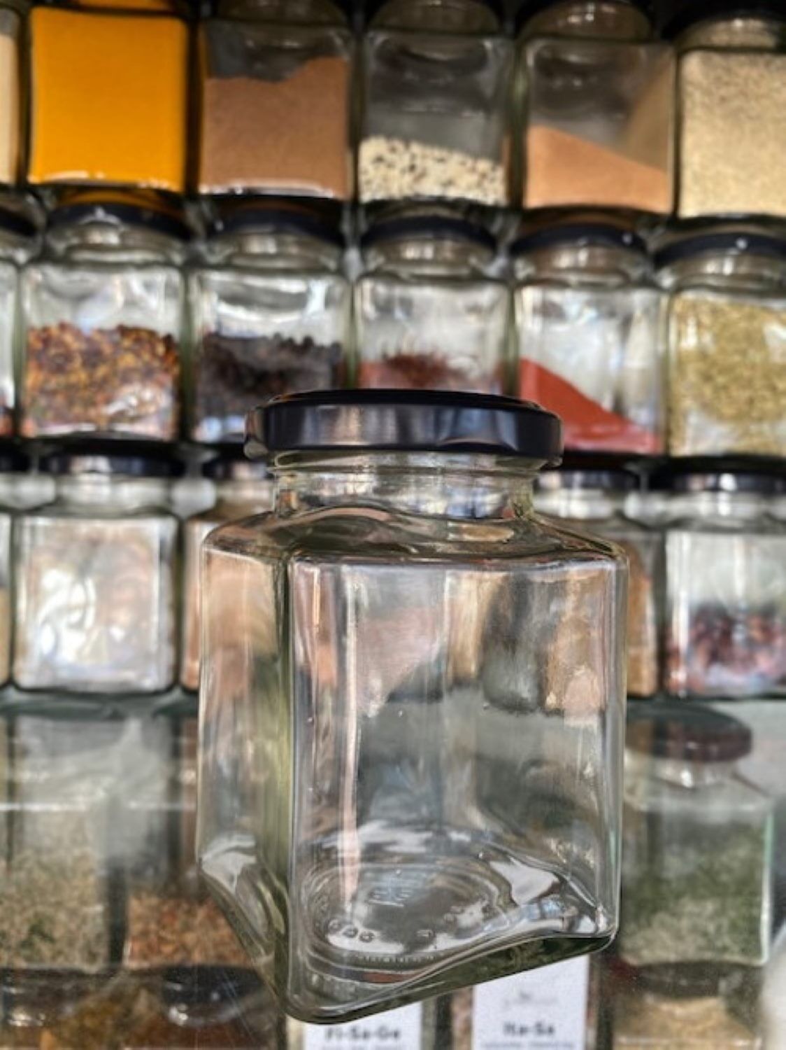 UNPERFEKT PERFEKT - STARTER SET Gewürzglas mit Deckel 24Stk + AUFKLEBER