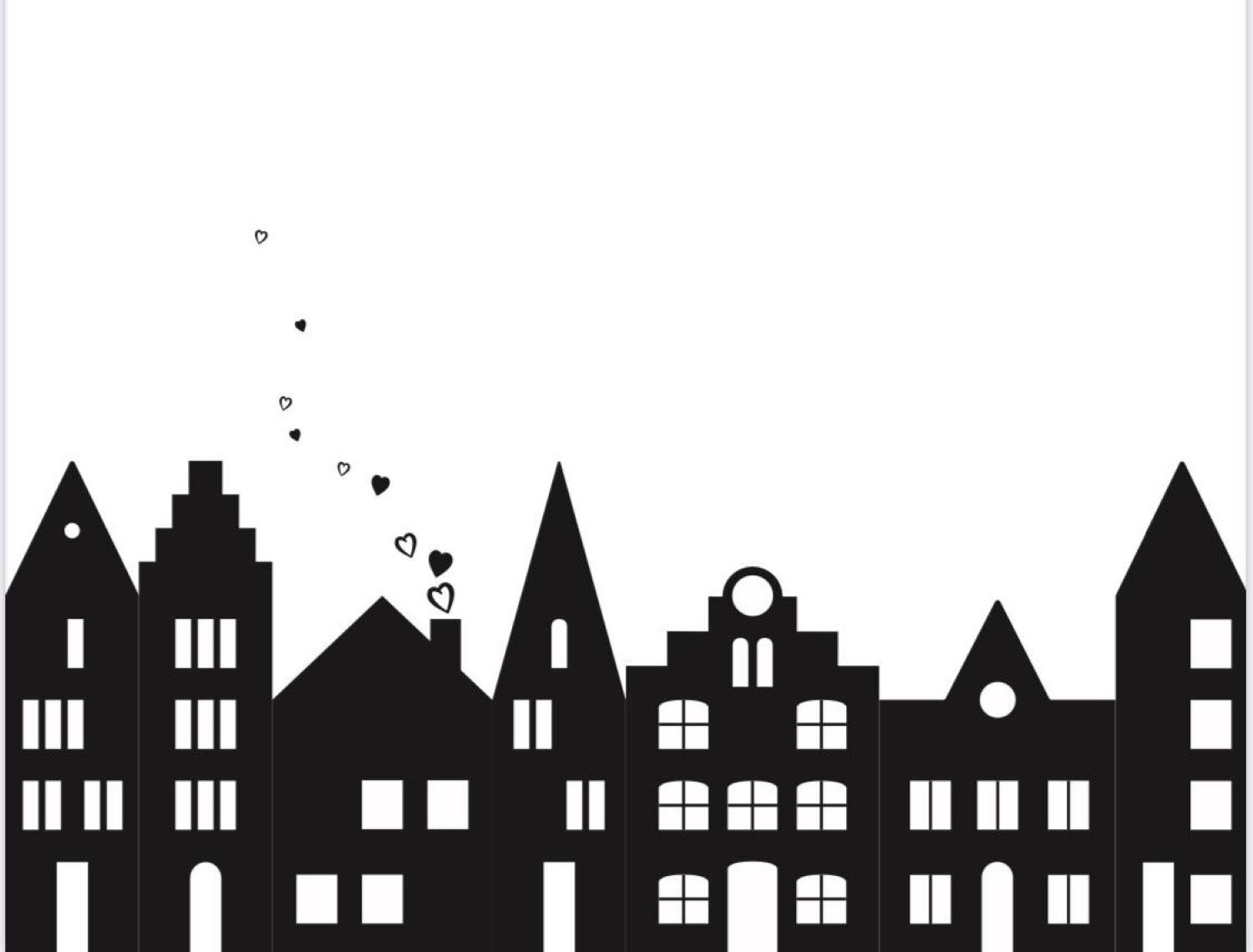 UNPERFEKT PERFEKT - vitrine maisons - ville - autocollants - maisons