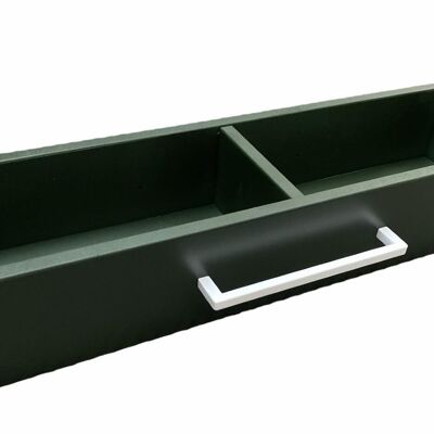 UNPERFEKT PERFEKT - wooden kitchen storage green drawer