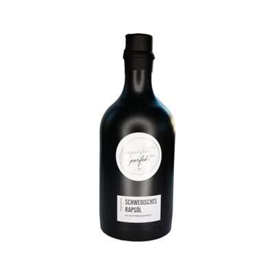 UNPERFEKT PERFEKT - Olio d'Alba aromatizzato al burro - Preparazione dell'olio di colza svedese (bottiglia di terracotta, 500ml)