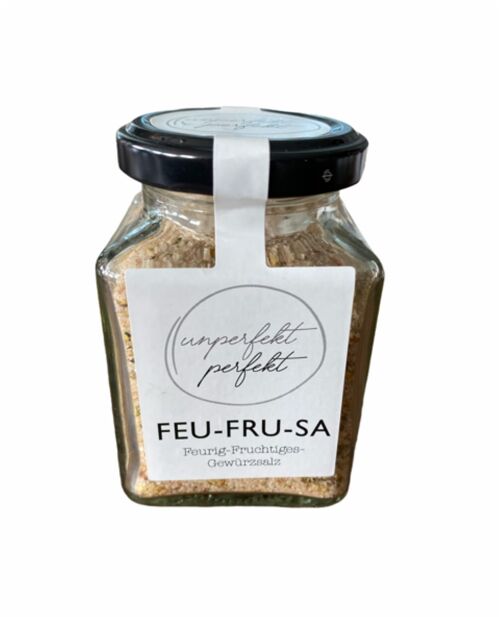 UNPERFEKT PERFEKT - FEU-FRU-SA Feurig Fruchtiges Gewürz Salz 160g