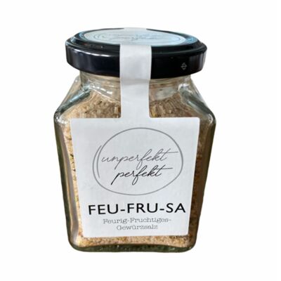 UNPERFEKT PERFEKT - FEU-FRU-SA Feurig Fruchtiges Gewürz Salz 160g