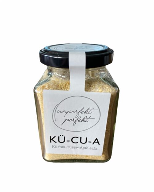 UNPERFEKT PERFEKT - KÜ-CU-A Salz (Kürbis - Curry - Apfel) Salz 160 g