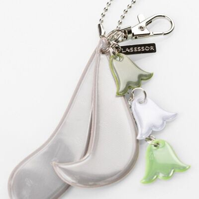 Reflector -  Lily of the Valley Safety Jewellery, Green