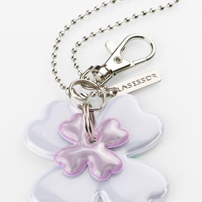 Reflector - Clover Safety Jewellery, Purple