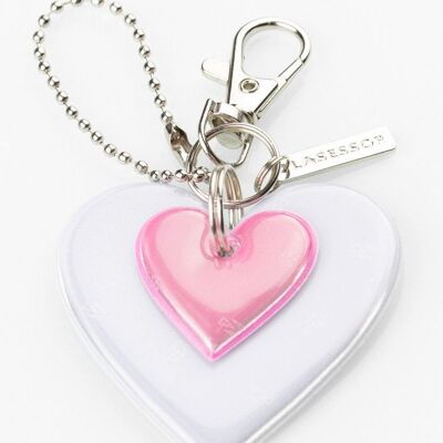 Reflector - Hearts Safety Jewellery, Fuchsia
