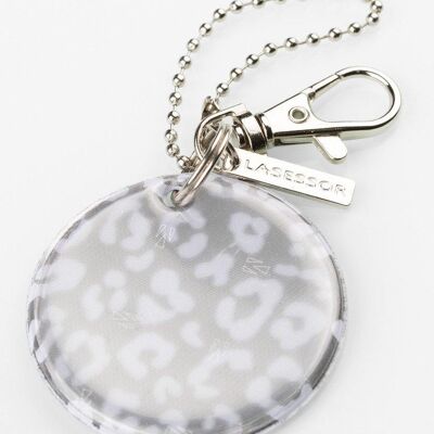 Reflector - Patterned Circle Safety Jewellery, Panther Black