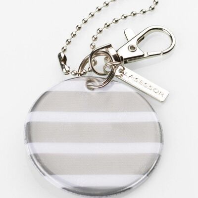 Reflector - Patterned Circle Safety Jewellery, striped Black