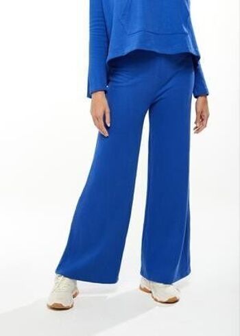 Pantalon de survêtement à jambe large Liquorish en Bleu - L 6