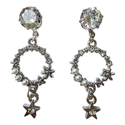 Boucles d'oreilles en argent Starlight