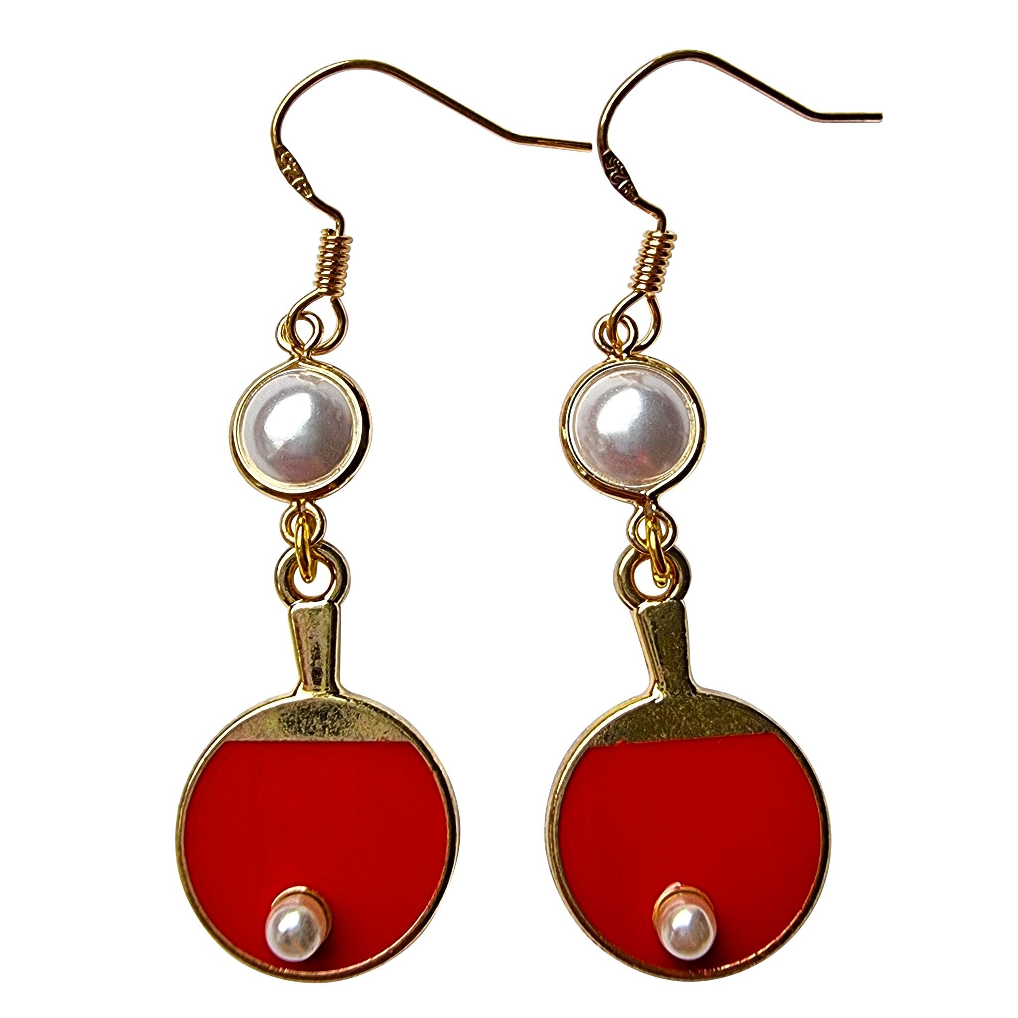 Ping pong! Ding Dong! Des boucles d'oreilles
