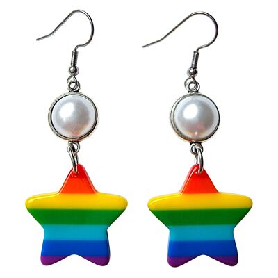 Pendientes Rainbow Pride - Estrella