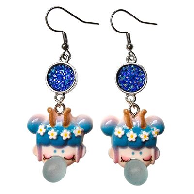 Bubblegum Princess Earrings - Butterfly Princess