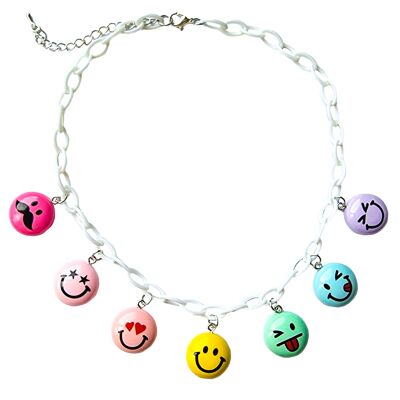 Collier ras de cou Happy Faces