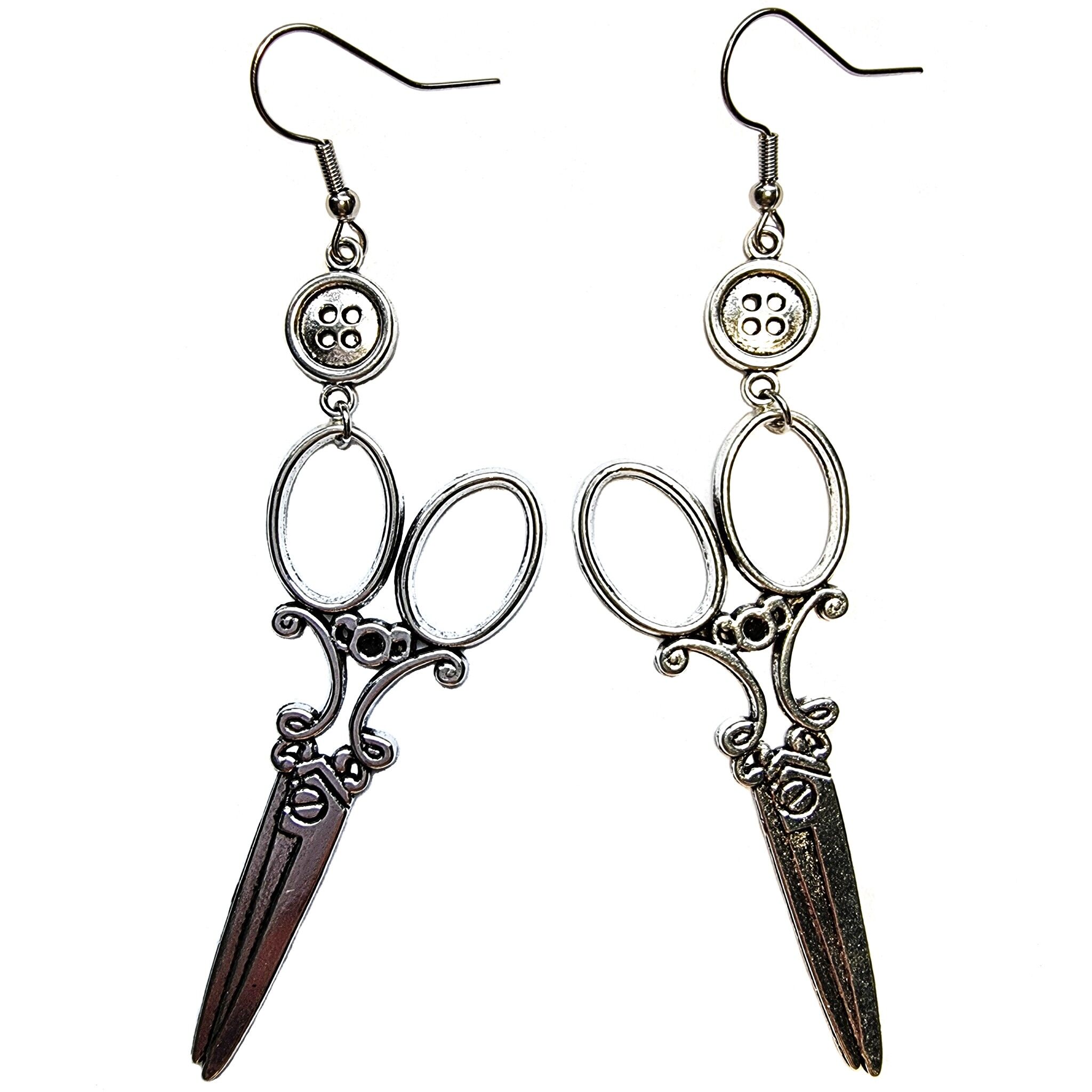 Verzierte Scherenohrringe