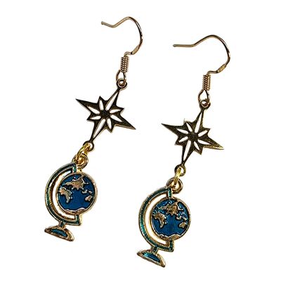 Mini Globe Trotter Earrings