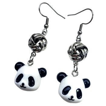 Boucles D'oreilles Panda Chanceux