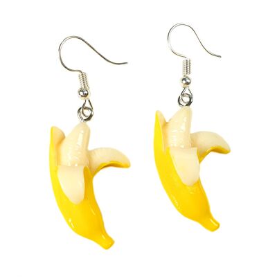 Boucles d'oreilles Mini-Fruits - Bananes