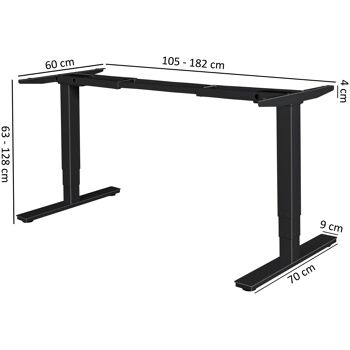 Base de table réglable électriquement Nancy III 3