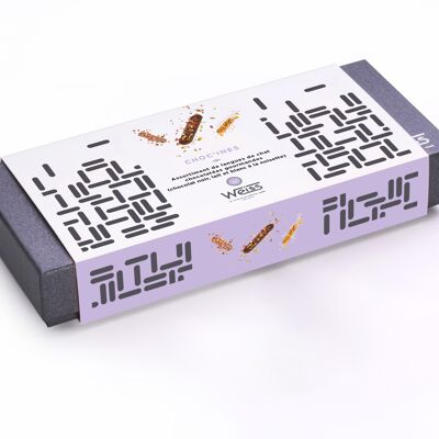 Coffret langues de chat revisitées, Les Choc’ines - 225g