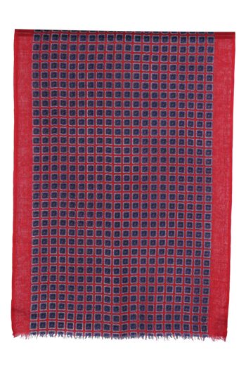 Echarpe en laine à motifs imprimés 2 2