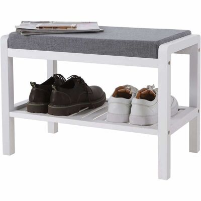 Nancy's Bamboo Shoe Rack And Bench