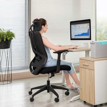 Chaise de bureau ergonomique de luxe Nancy II 2
