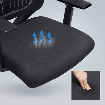 Chaise de bureau ergonomique de luxe Nancy II 5