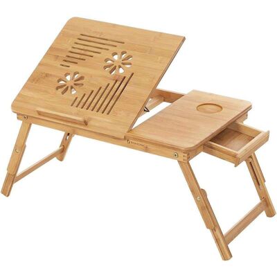 Mesa de cama de bambú de Nancy