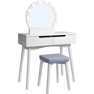 Nancy's Hollywood Dressing Table Deluxe White