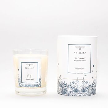 Bougie parfumée - Jardin en hiver - Feu de bois - 45h - 180g 2