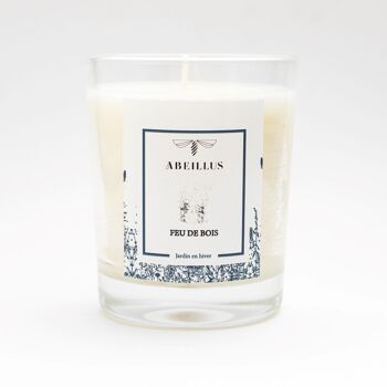 Bougie parfumée - Jardin en hiver - Feu de bois - 45h - 180g 3